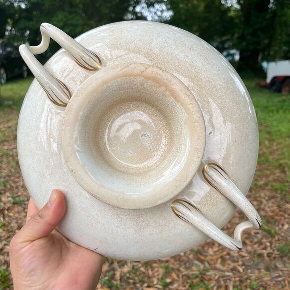 The Bully by W. Mulready Signed handle Plate Unique Rare Vtg center piece - Picture 2 of 11